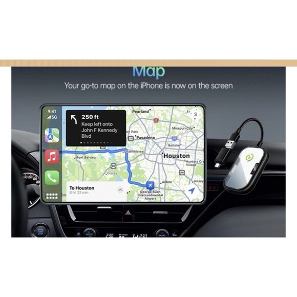 Wireless CarPlay Adapter for Apple iPhone, Converts Factory Wired CarPlay to - Picture 5 of 12